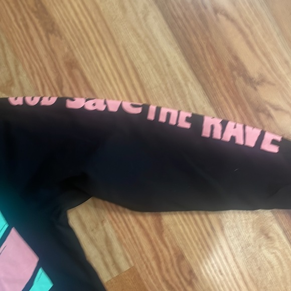 Midnight Rave x ASAP rocky “ God Save the Rave” Long Sleeve shirt sz L Brand New - Picture 4 of 5